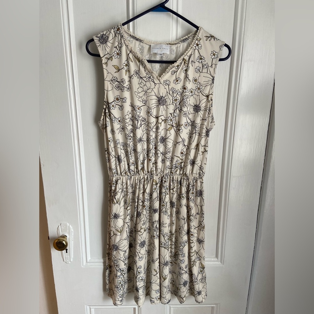 French Grey a-line Dress L Stitch Fix